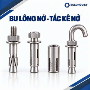 Tắc kê – Bu lông nở inox
