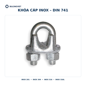 Khóa cáp inox – DIN 741
