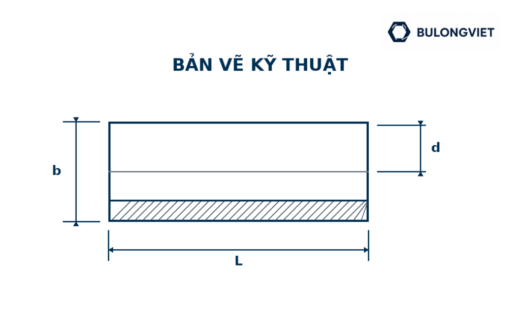 Bản vẽ kỹ thuật Khớp nối ren inox