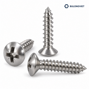 Vít gỗ đầu oval inox – DIN 7983 C