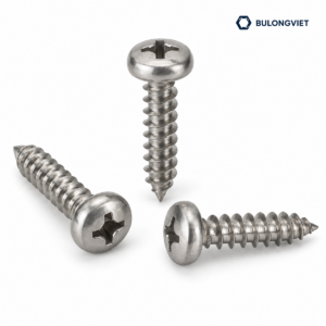 Vít gỗ đầu tròn inox – DIN 7981 C