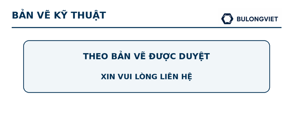 Bản vẽ kỹ thuật Vít inox chế tạo theo bản vẽ