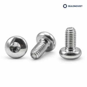 Vít tạo ren đầu tròn hoa thị inox